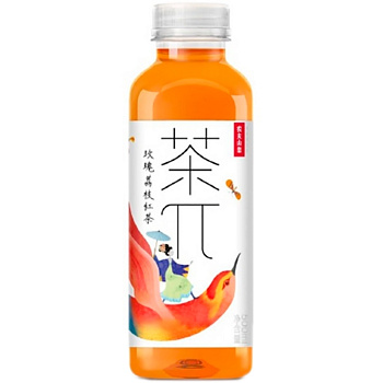Холодный чай NongFu Spring Tea π, НонгФу Спринг Ти Чай Пи, черный чай личи и роза 500мл, пэт
