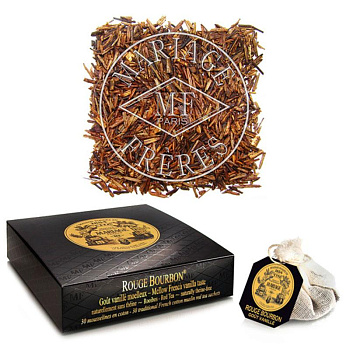 Красный чай Ройбос Mariage Rouge Bourbon, Саше 75 гр Красный чай Ройбос Mariage Rouge Bourbon, Саше 75 гр