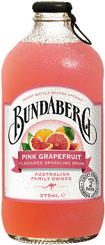 Напиток «Bundaberg» Pink Grapefruit, Бандаберг - Розовый грейпфрукт, 0.375л, стекло