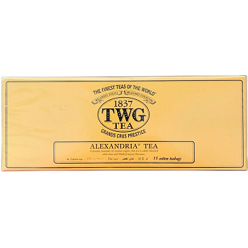 Чай «TWG» Alexandria Tea, ТВГ Александрийский 15шт x 2.5 гр.