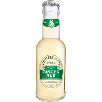 Напиток безалкогольный FENTIMANS Ginger Ale (имбирный эль) 0,2л. стекло
