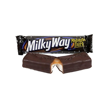 Шоколадный батончик Milky Way Midnight Dark 49,9 грамм