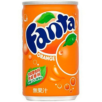 Газированный напиток «Fanta Orange», 0.16л, ж/б (Япония)