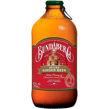 Напиток «Bundaberg» Spiced Ginger Beer, Бандаберг - Спайс Джинджер Бир, 0.375л, стекло