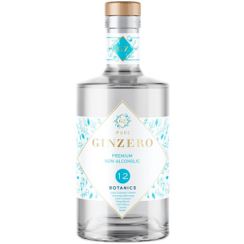 Безалкогольный джин «Univers Drinks» PVRE Ginzero Botanics 0,0%, ПВРЕ Джин Зеро Ботаникс, 0.7л, стекло