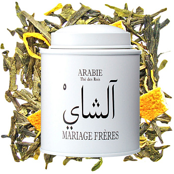 Зеленый чай Mariage Freres Arabia - The Des Rois, Марьяж Фререс Арабия банка 100 гр
