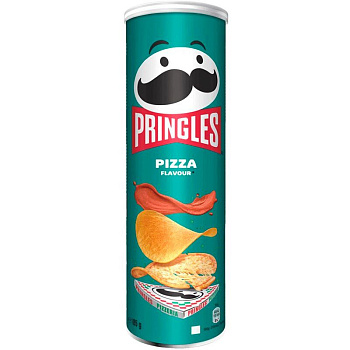 Чипсы «Pringles» Pizza, Принглс Пицца 185г, банка