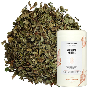 Органическая вербена «George Cannon» Verveine - Menthe, банка 100гр