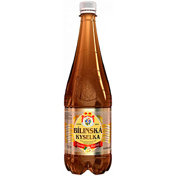Лечебно - столовая минеральная вода «Bilinska Kyselka», Билинска Киселка, с экстрактом имбиря 1л, с газом, Пэт
