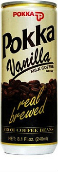 Pokka кофе с молоком Ванильный 240мл ж/б