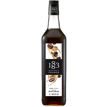 Сироп 1883 Maison Routin Irish Cream, Мейсон Рутин Ирландский Крем, 1л, стекло