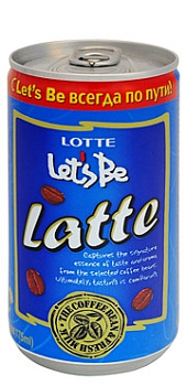 Напиток кофейный безалкогольный Let`s be Latte, ж/б 175 мл