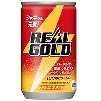 Газированный напиток «Coca-Cola» Real Gold, Кока Кола Реал Голд 0.19л. банка (Япония)