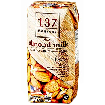 Миндальное молоко «137 Degrees» с нектаром кокосовых соцветий, 0.18л