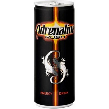 Adrenalin Rush (Адреналин Раш) энергетик 0,25 л/12шт