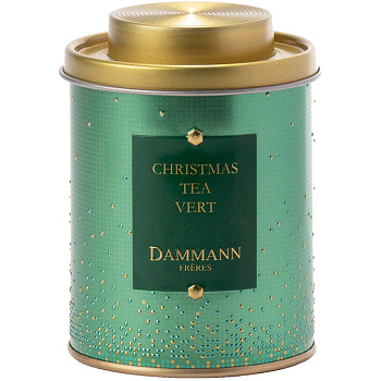 Чай «Dammann» Christmas Tea vert, Рождественский зеленый чай, ж/б, 100гр Чай «Dammann» Christmas Tea vert, Рождественский зеленый чай, ж/б, 100гр