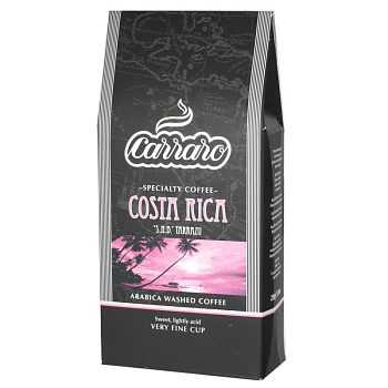 Unicum Кофе молотый Carraro Mono Costa Rica 250 гр, 100 %