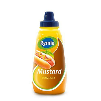 Майонез «Remia» Mustard Mildly Spiced, Ремиа Мустард Горчица, 350мл, пластик