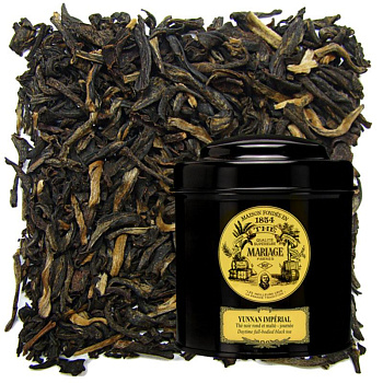 Черный чай Mariage Yunnan Imperial, банка 100 гр