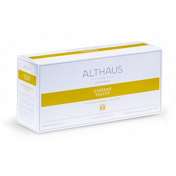 Чай ALTHAUS Ginseng Valley Grand Pack Женьшеневая Долина 20 шт.