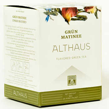 Зеленый чай Альтхаус Грюн Матинэ Grun Matinee Pyra-Pack 15 шт.