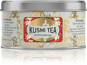 Чай Kusmi tea St Petersburg / Санкт-Петебург Банка, 100гр.