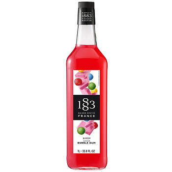 Сироп 1883 Maison Routin, Buble Gum, Мейсон Рутин Баббл Гам, 1л, стекло