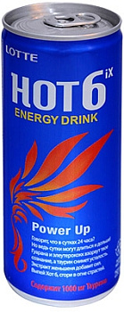Энергетический напиток "HOT'6" 240мл ж/б