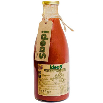 Детокс Cок «Ideas» Томат, Кинза, Перец, Чеснок, 1л, стекло