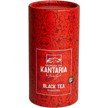 Черный чай «Kantaria» Barberry, Кантария Барбарис, 100гр. тубус