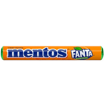 Конфеты жевательные «Mentos» Fanta, Ментос Фанта 29,7гр.
