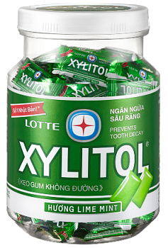 Жев. рез. Xylitol Lime Mint со вкусом лайма и мяты, банка, 290гр. 100 шт