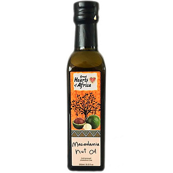 Масло «Great Hearts of Africa» Macadamia Nut Oil, Греат Хеартс Африка Орех Макадамия, 250мл, стекло