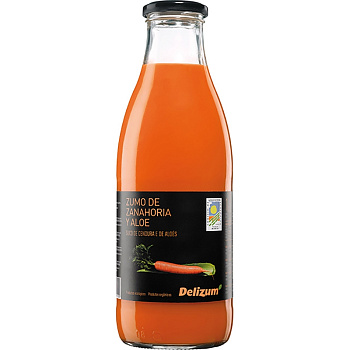 Сок «Delizum» Морковь, Алоэ, 0.75л (BIO), стекло