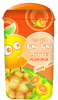 Жев. рез. Fuusen No Mi Orange, со вкусом апельсина, 15 гр