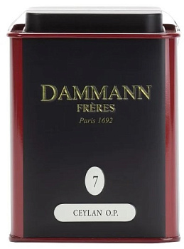 Чай «Dammann» Ceylon O. P., Цейлон О.Р., ж/б, 100гр