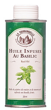 Масло подсолнечное с экстрактом базилика «La Tourangelle» Basil Infused Oil, Ла Туранжель 250мл ж/б