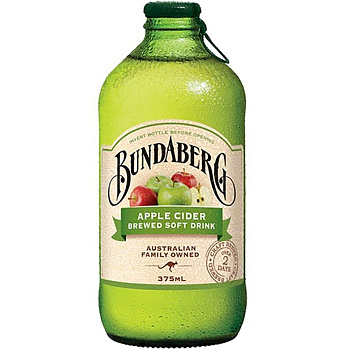 Напиток «Bundaberg» Apple Cider, Бандаберг - Яблочный Сидр, 0.375л, стекло