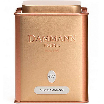 Чай зеленый ароматизированный «Dammann» Miss Dammann, Мисс Дамманн, ж/б, 100гр Чай зеленый ароматизированный «Dammann» Miss Dammann, Мисс Дамманн, ж/б, 100гр
