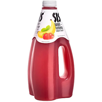 Нектар «SIS» Сис Банан, Клубника, 1.6л, пэт