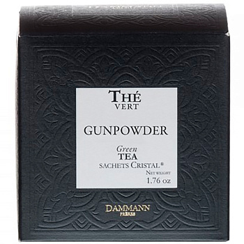 Чай зеленый «Dammann» China Gunpowder, Порох (пакетированный), 50x4гр Чай зеленый «Dammann» China Gunpowder, Порох (пакетированный), 50x4гр