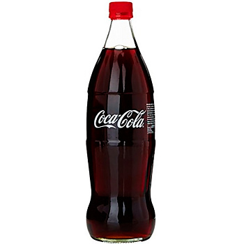 Газированный напиток «Coca-Cola», 1л, стекло