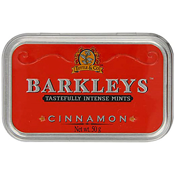 Леденцы «Barkleys» Cinnamon, Барклайс Корица, 50гр.