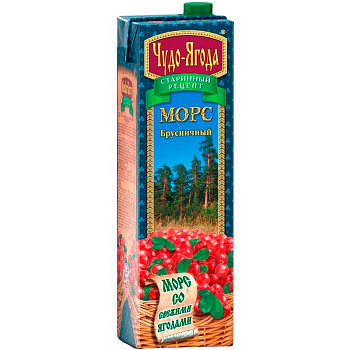 Морс «Чудо - Ягода» Брусника, 0.97л