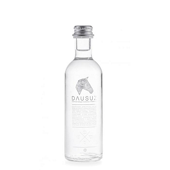 Вода Dausuz, Даусуз 0,28 л, 20 шт/уп, с газом, стекло