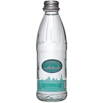 Минеральная вода Серафимов Дар с газом 250 мл. стекло