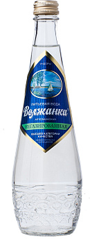 Минеральная вода Волжанка питьевая негазированная в стекле 0,5л.