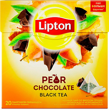 Чай «Lipton», Груша, Шоколад 25 пакетиков