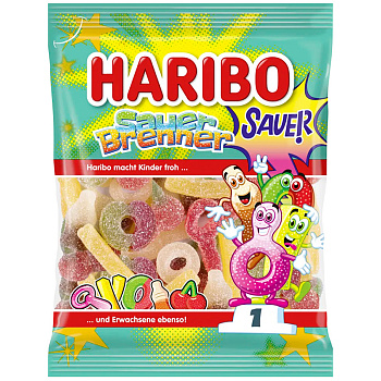Мармелад «Haribo» Sauer Brenner, Харибо Сауэр Бреннер, 160гр