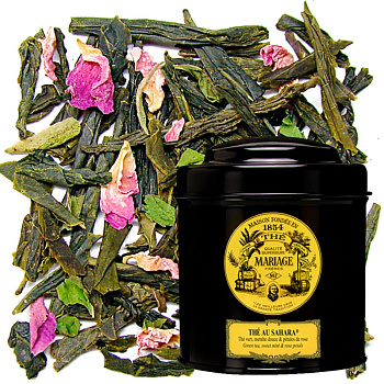 Зеленый чай Mariage Freres The Au Sahara, Марьяж Фререс Сахара банка 100 гр